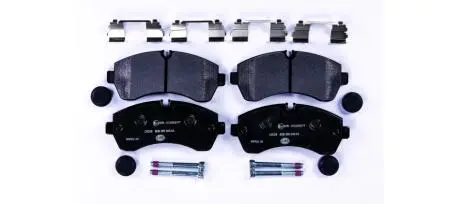 Тормозные колодки перед. Sprinter/Crafter 06- (спарка) HELLA 8DB355005-531