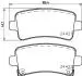 Тормозные колодки задние Opel Insignia 08- (TRW) HELLA 8DB355012-991 (фото 4)