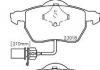 Тормозные колодки дисковые комплект; передняя. HELLA 8DB355010731 (фото 2)