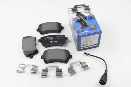 Колодки тормозные дисковые комплект; задн. HELLA 8DB355011531