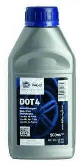 Тормозная жидкость DOT4 (0,5L) HELLA 8DF355360-011