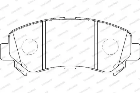 Тормозные колодки Wagner WBP24632A