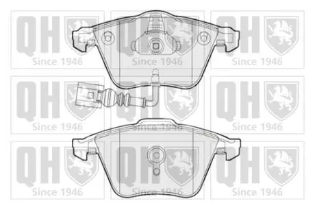 Колодки тормозные к-т Quinton hazell BP1564