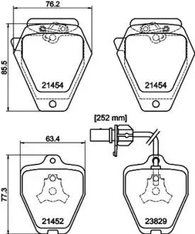 Тормозные колодки Pagid T1328