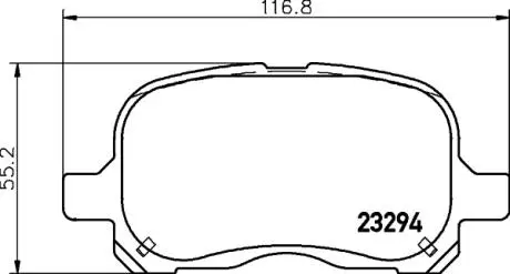 Тормозные колодки Pagid T1229