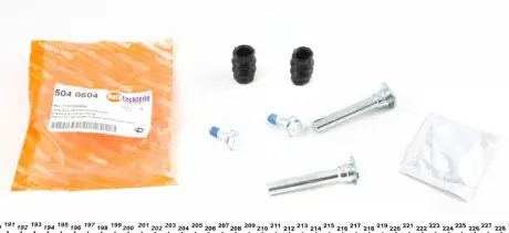 Напрямна супорта AUTOTECHTEILE 504 0604
