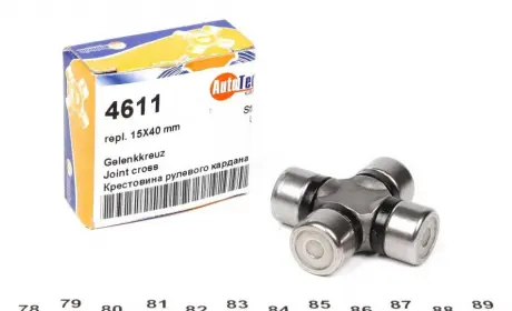 Хрестовина рульового валу 15x40mm Sprinter/Vito/Transit AUTOTECHTEILE 100 4611