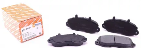 Колодки гальмівні, передні AUTOTECHTEILE 504 0157