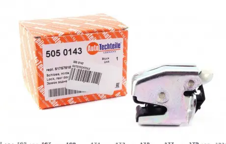 Замок двери AUTOTECHTEILE 505 0143
