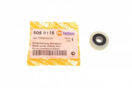 Ролик двери AUTOTECHTEILE 505 0116