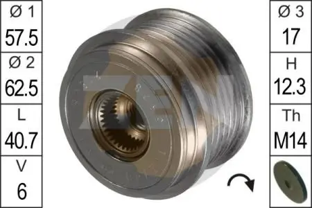 Механизм свободного хода генератора ZEN ZN5428