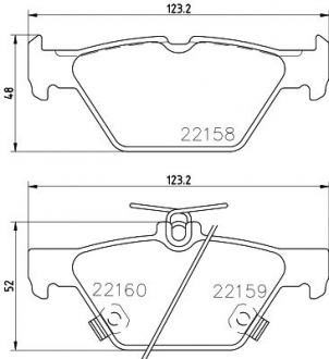 Колодки тормозные дисковые Subaru Forester (SK_) (18-), OUTBACK (BT) (19-) NISSHINBO NP7016 (фото 1)