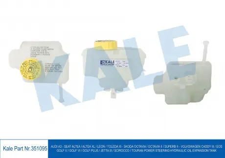 Бачок гальмівної рідини Audi A3, Seat Altea, Altea Xl, Leon, Toleda III KALE OTO RADYATOR 351095