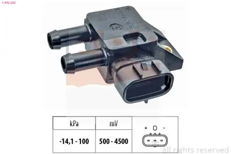 HYUNDAI Датчик отработанных газов Santa FE/i40/ix35/ix55 1,6-2,5CRDi,Mazda 6 2,2D 08-,Nissan Juke,Navara 1.6/2.5dCi Eps 1.993.284