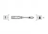 MAGNETI MARELLI Комплект высоковольтных проводов AUDI 80,100,A4,A6,A8,CABRIOLET,COUPE VW PASSAT,SHARAN [941318111043] MSK1043