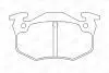 Гальмівні колодки зад. Peugeot 206 99-/Renault Megane I 96-03 CHAMPION 571334CH (фото 2)