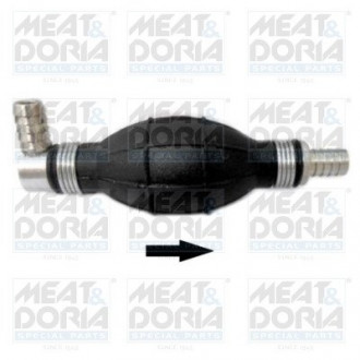 MEATDORIA Насос (&quot;груша&quot;) ручной подкачки топлива угловой/прямой d=12mm/d=12mm MEAT&DORIA 9591