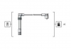 Комплект высоковольтных проводов AUDI A4,A6,A8, VW PASSAT [941318111162] MAGNETI MARELLI MSK1162 (фото 1)