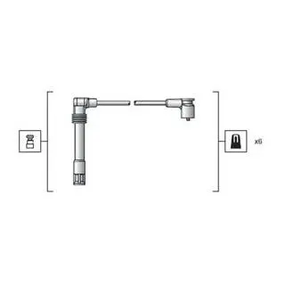Комплект проводів MAGNETI MARELLI MSK1162