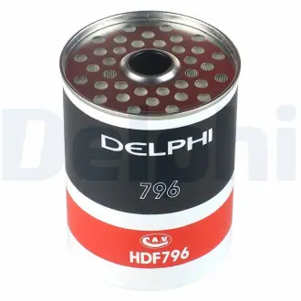 Паливний фільтр CITROEN XM FIAT REGATA FORD GRANADA II, MONDEO I, MONDEO II, P 100 II, SIERRA, SIERRA I JEEP CJ5 - CJ8 LADA NIVA LANCIA DELTA I, PRISMA, THEMA 1.8D-2.5D 05.71-04.09 Delphi HDF796