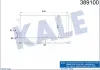 Радиатор кондиционера Fiat Bravo II, Punto/Opel Corsa D (389100) KALE OTO RADYATOR