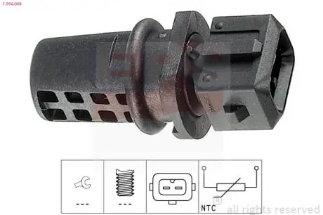 CHEVROLET Датчик температуры впускаемого воздуха Lanos,Aveo,Lacetti,Opel Eps 1.994.008