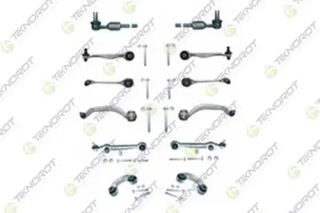 VW К-кт рычагов+тяги стаб.+наконечн.+крепление Audi A6 97-,A8 94- TEKNOROT A-533