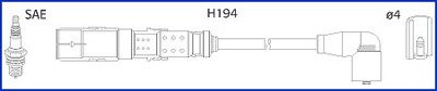 VW К-кт высоковольтных проводов Golf IV,Bora,Skoda Octavia 2.0 98- HITACHI 134792 (фото 1)