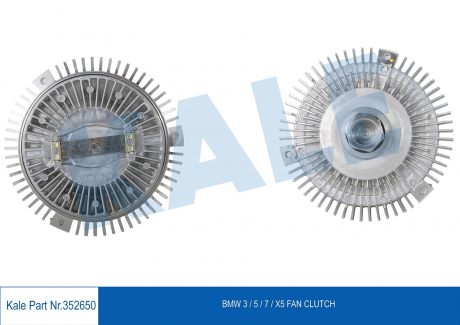 KALE BMW Вискомуфта вентилятора 3 E36/46,5 E34/39,7 E38,X5 E53 2.0/3.0 KALE OTO RADYATOR 352650