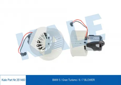 Электровентилятор отопителя BMW 5, 6, 7 KALE OTO RADYATOR 351460