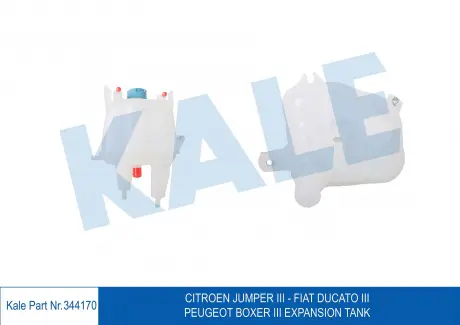 Бачок расширительный Citroen Jumper III/Peugeot Boxer III/Fiat Ducato III (07-) KALE OTO RADYATOR 344170
