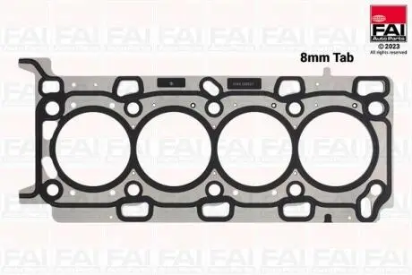 RENAULT Прокладка головки блока 1.2mm Trafic II,Vivaro 2.0 dCi 06- FAI HG1450