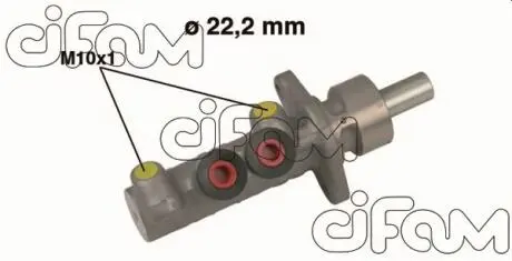 VW Главн. тормозной цил. 22,2мм Polo, CADDY, SEAT (с-ма BOSCH) CIFAM 202-482
