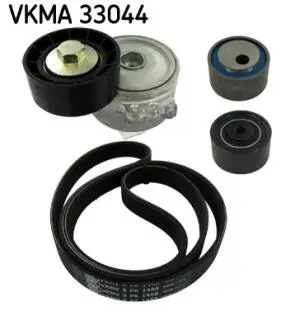 CITROEN К-т поликлинового ремня (ремень+3 ролика) Jumpy 2,0HDI SKF VKMA 33044