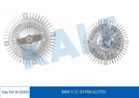 KALE BMW Вискомуфта вентилятора радиатора 3 E30,5 E34,E39 1.6/2.8 KALE OTO RADYATOR 352655