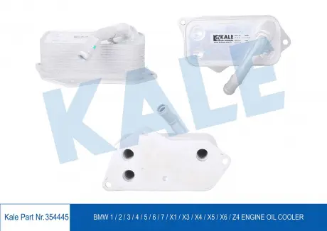 KALE BMW Масляный радиатор 1,3 E90,4,5 E60,F10,6,7 F65/F01,X1/3/5 KALE OTO RADYATOR 354445