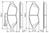 К-т тормозных колодок передн.CITROEN JUMPER 06- FIAT DUCATO BOSCH 0986495293 (фото 6)