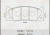 Колодка гальмівна передня Toyota Camry (06-) Masuma MS1521 (фото 1)