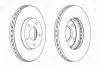 Диск тормозной передний (кратно 2шт.) Nissan Almera (98-06), X-Trail (01-13) CHAMPION 562441CH (фото 2)