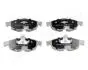 CHRYSLER тормозные колодки Sebring 2,0-2,7 -07 JAPANPARTS PA-092AF (фото 1)