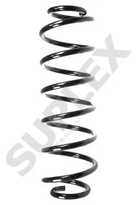 SUPLEX VW Пружина задняя L=348mm Golf IV (серебр./зелен.) Suplex 39130 (фото 1)