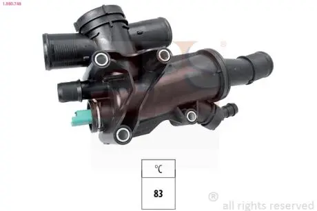 CITROEN Термостат Jumpy/C4/C5 2,0HDi, FIAT Scudo, FORD Eps 1.880.748