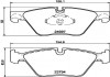 Комплект тормозных колодок HELLA 8DB 355 014-351 (фото 1)