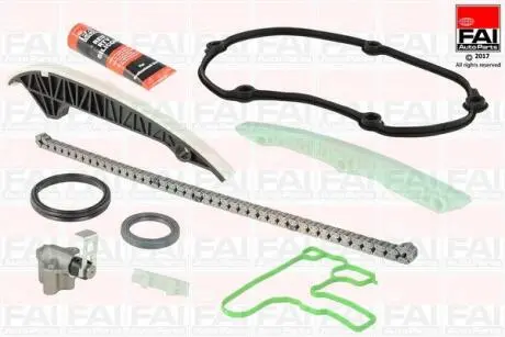 AUDI К-кт цепи ГРМ Audi A4/5/6,Q5 1.8/2.0TFSI 07- FAI TCK174