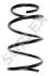 NISSAN Пружина передняя L=348mm Murano I 03- Suplex 22187 (фото 1)