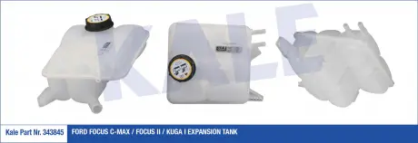 Бачок расширительный Ford Focus II, C-Max (04-), Kuga I (08-) KALE OTO RADYATOR 343845
