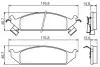 Томозные колодки пер. CHRYSLER STRATUS -01 BOSCH 0986494313 (фото 5)