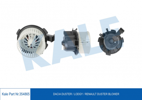 Електровентилятор обігрівача Dacia Duster, Lodgy, Renault Duster KALE OTO RADYATOR 354865