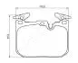 BMW Колодки торм. передние F20/F30 JAPANPARTS PA-0103AF (фото 2)
