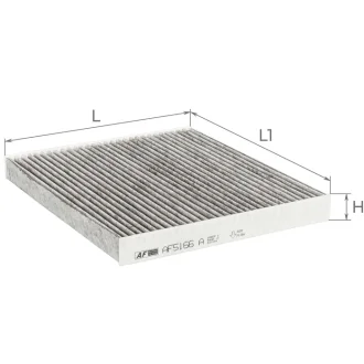 Фільтр салону (з актом вугіллям) OPEL Meriva A VAUXHALL Meriva A Альфа ALPHA FILTER AF5166a